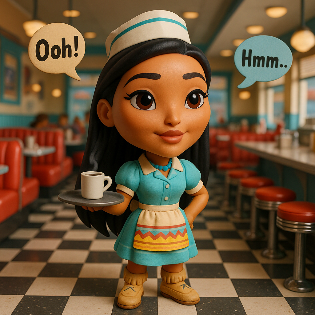 Goldie Lox as Restaurant Server